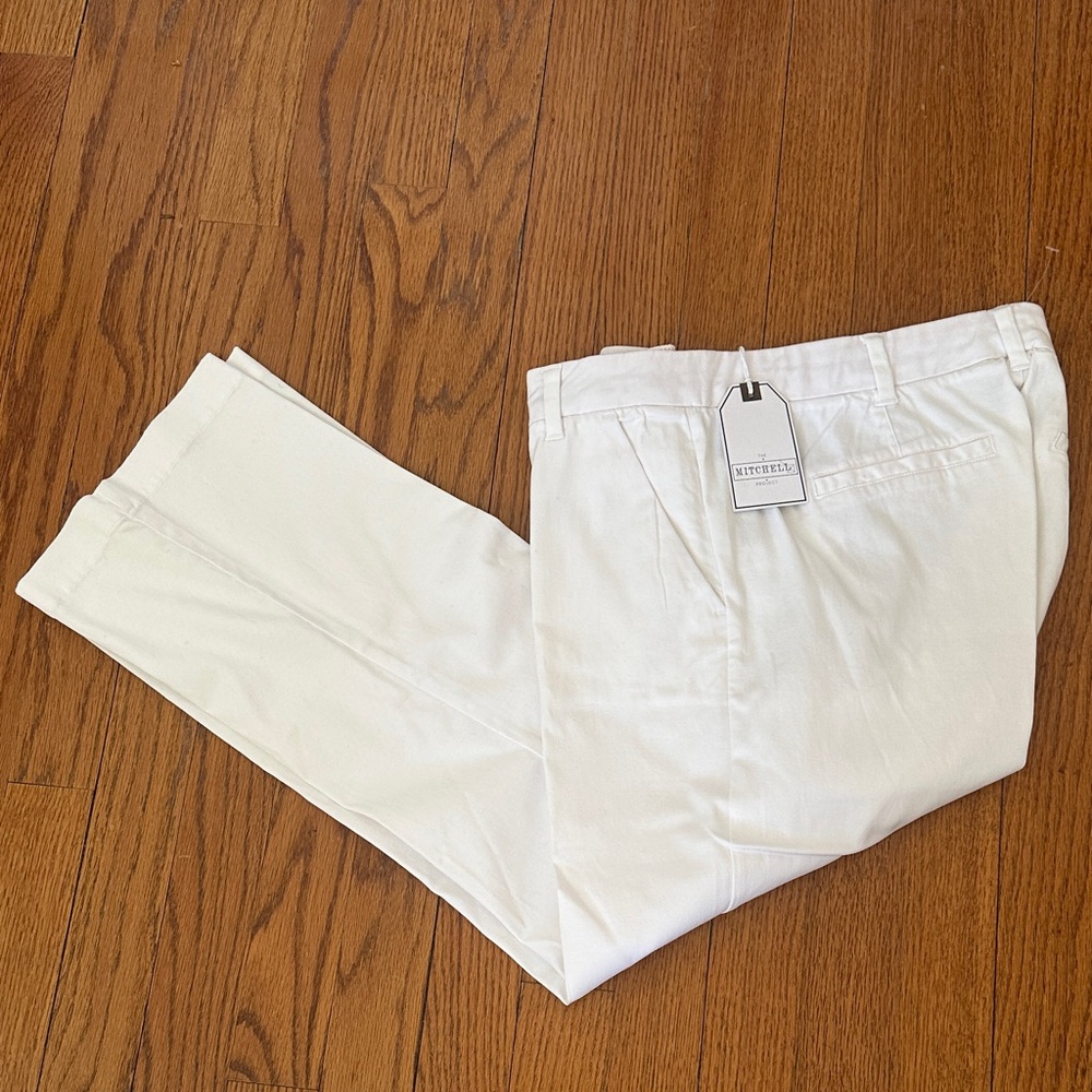 Ecru Women's White Ankle Pants